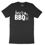 Beer and BBQ Short Sleeve Tee - Jet Black