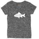 Beer and Fishing What Else is There Ladies Curvy Tee - Black Leopard