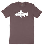 Beer and Fishing What Else is There Ladies Short Sleeve Tee - Sangria Blackout