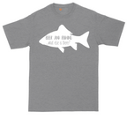 Beer and Fishing What Else is There tall t-shirt for men in Athletic Heather