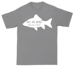 Beer and Fishing What Else is There tall t-shirt for men in Athletic Heather