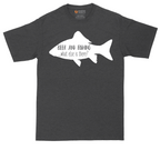 Beer and Fishing What Else is There tall t-shirt for men in Dark Heather Grey