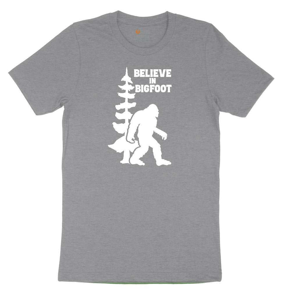 Believe in Bigfoot Toddler Short Sleeve Tee - Athletic Heather