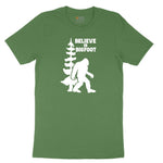Believe in Bigfoot Toddler Short Sleeve Tee - Athletic Kelly
