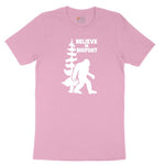 Believe in Bigfoot Toddler Short Sleeve Tee - Candy Pink