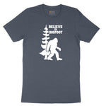 Believe in Bigfoot Toddler Short Sleeve Tee - Heather Navy