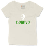 Believe Ladies Curvy Tee - Natural Heather