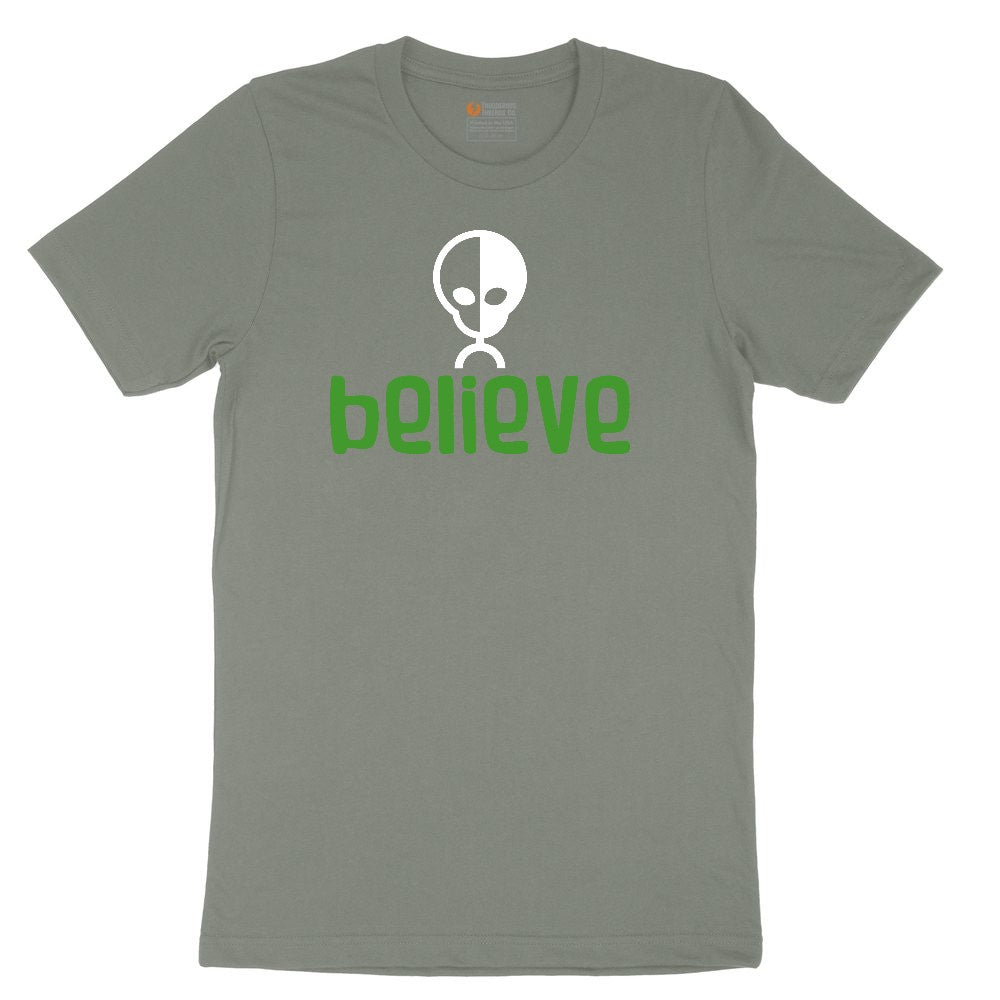 Believe Ladies Short Sleeve Tee - Bamboo Blackout