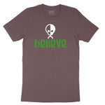 Believe Ladies Short Sleeve Tee - Sangria Blackout