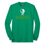 Believe Long Sleeve Tee - Kelly Green