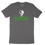 Believe Short Sleeve Tee - Dark Heather Grey