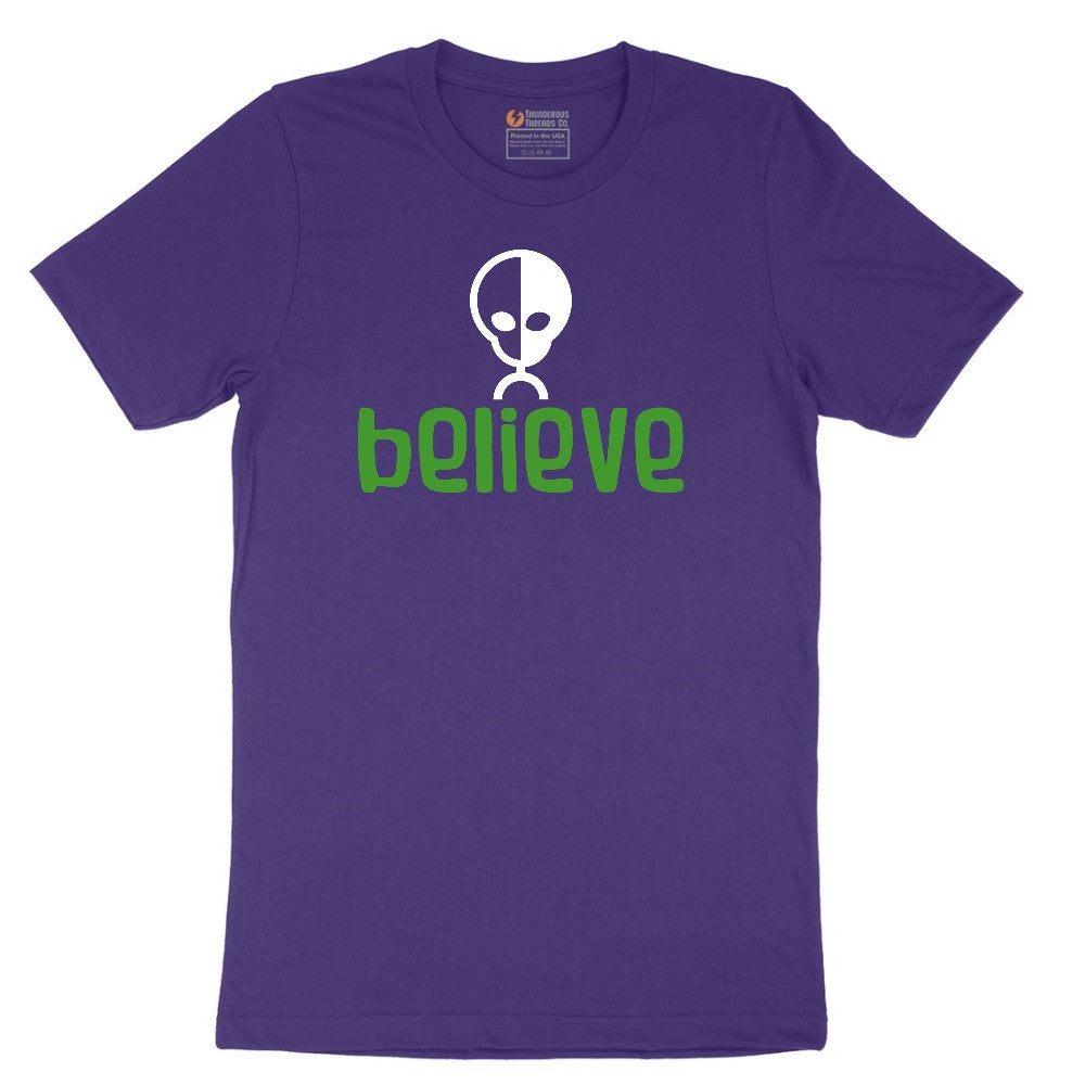 Believe Short Sleeve Tee - Team Purple