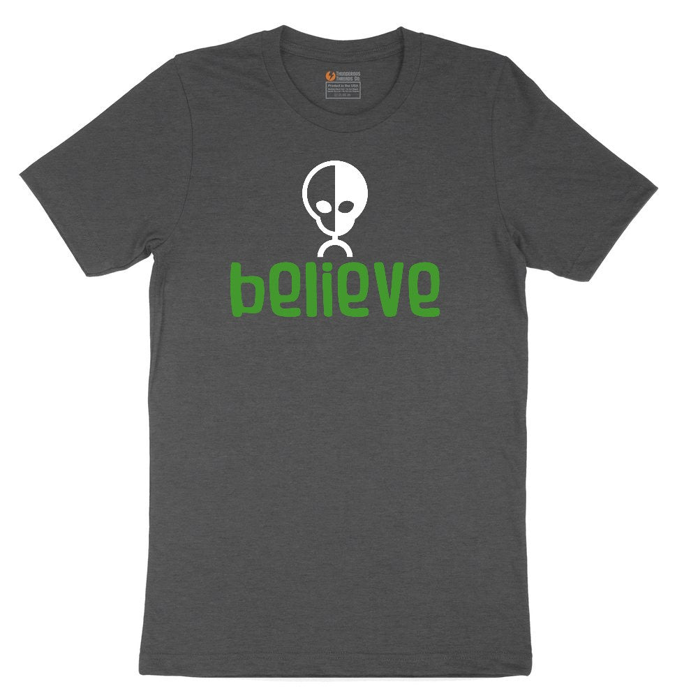 Believe Toddler Short Sleeve Tee - Dark Heather Grey