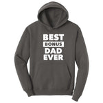 Best Bonus Dad Hoodie - Charcoal