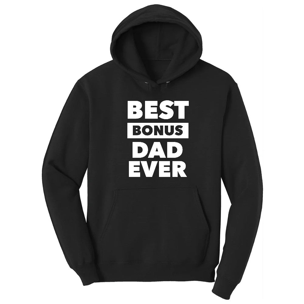 Best Bonus Dad Hoodie - Jet Black