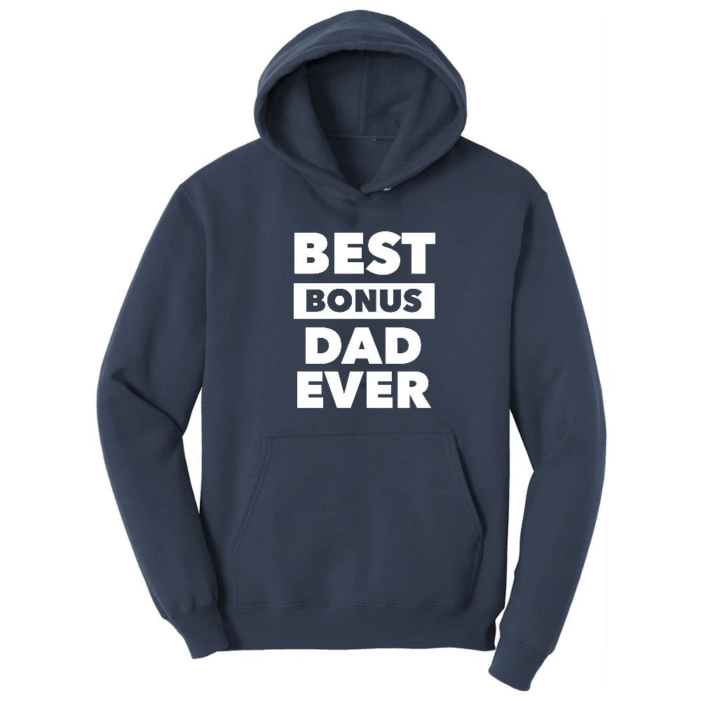 Best Bonus Dad Hoodie - Navy