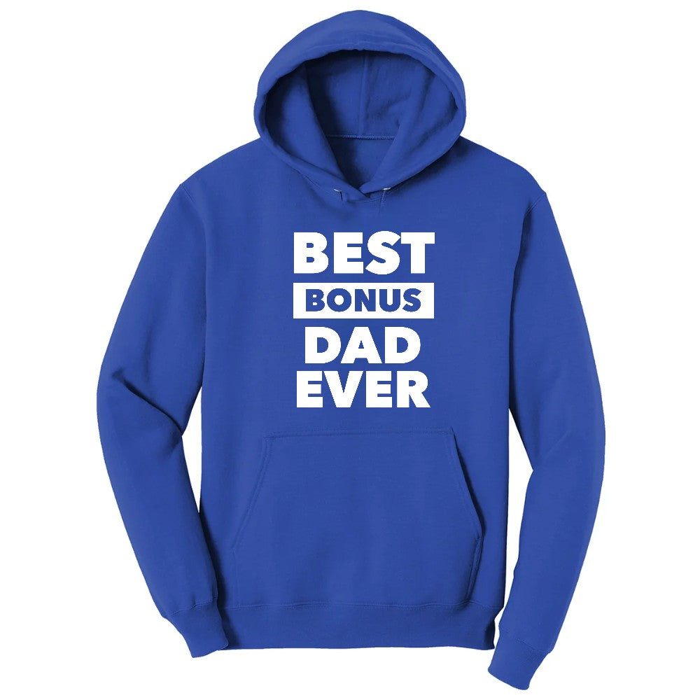 Best Bonus Dad Hoodie - True Royal