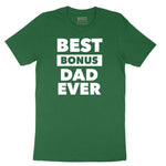Best Bonus Dad Short Sleeve Tee - Athletic Kelly
