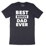 Best Bonus Dad Short Sleeve Tee - Deep Navy