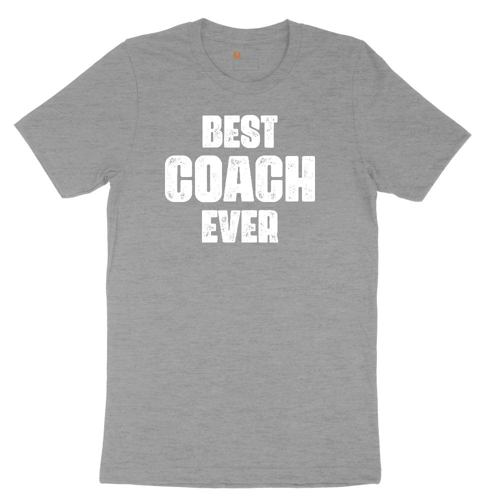 Best Coach Ever Ladies Short Sleeve Tee - Granite Heather