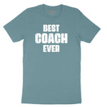 Best Coach Ever Ladies Short Sleeve Tee - Surf Blackout