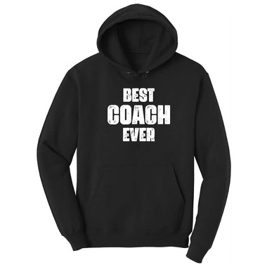 Best Coach Ever Hoodie - Jet Black