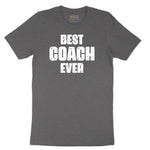 Best Coach Ever Short Sleeve Tee - Dark Heather Grey