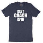 Best Coach Ever Short Sleeve Tee - Heather Navy