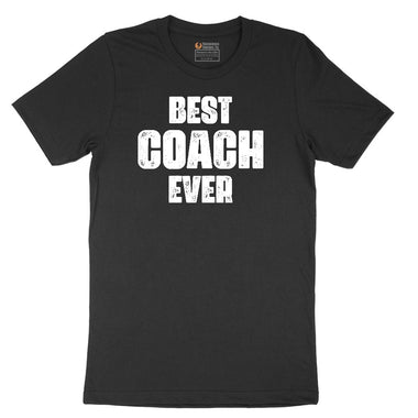 Best Coach Ever Short Sleeve Tee - Jet Black