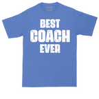Best Coach Ever tall t-shirt for men in Heather Royal