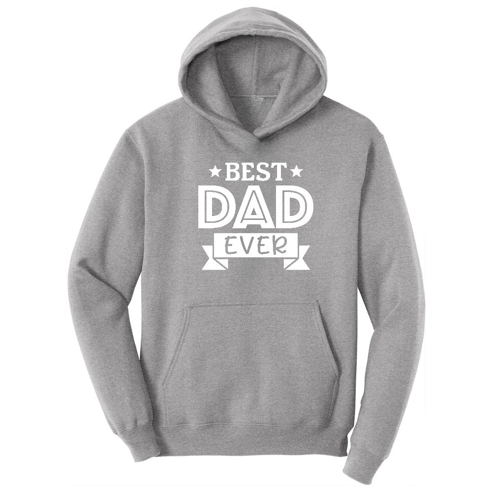 Best Dad Ever Hoodie - Athletic Heather
