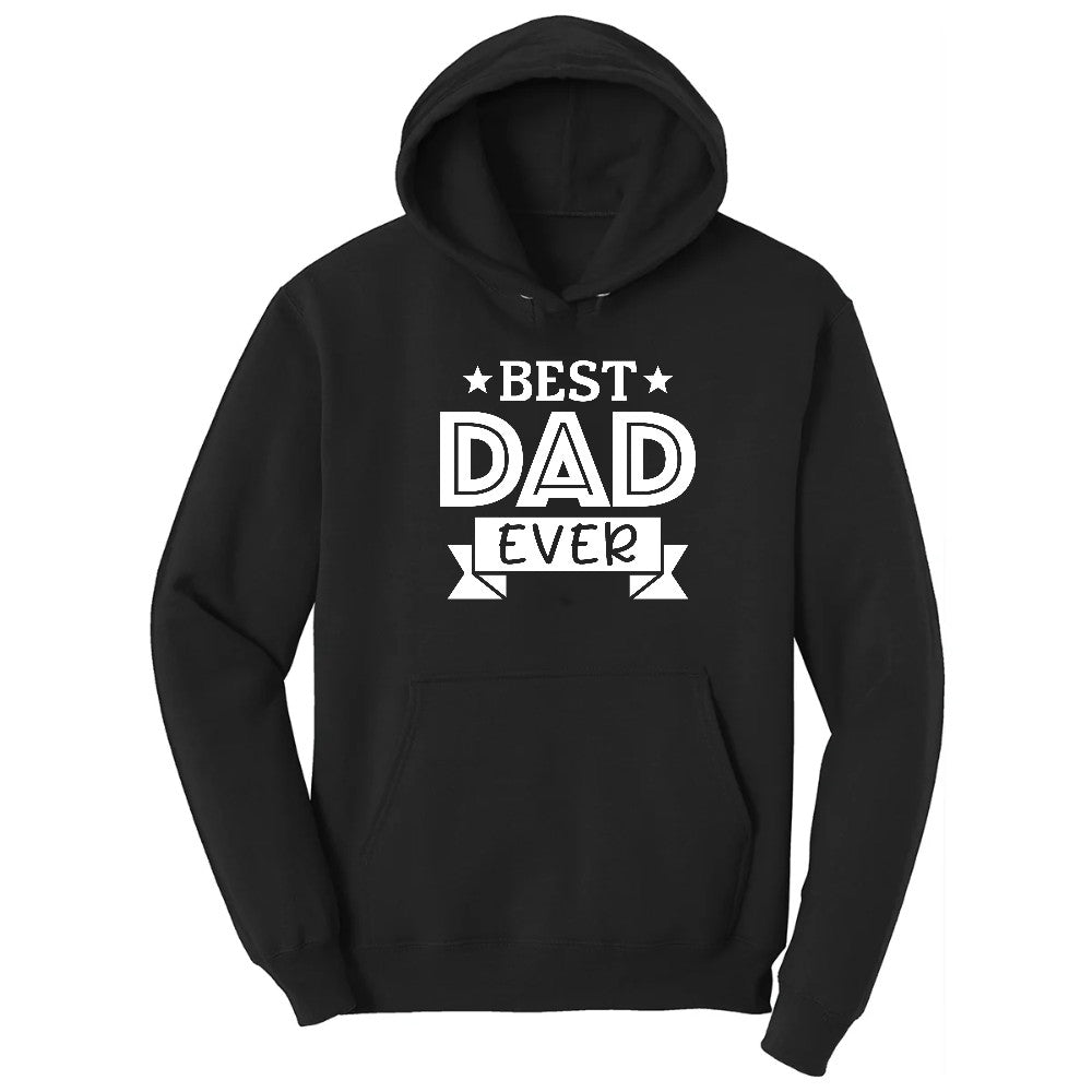Best Dad Ever Hoodie - Jet Black