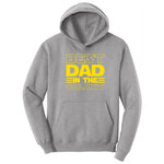 Best Dad in the Galaxy Hoodie - Athletic Heather
