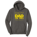 Best Dad in the Galaxy Hoodie - Charcoal
