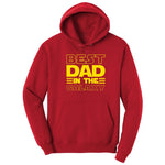 Best Dad in the Galaxy Hoodie - Red
