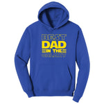 Best Dad in the Galaxy Hoodie - True Royal