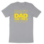 Best Dad in the Galaxy Short Sleeve Tee - Athletic Heather Grey