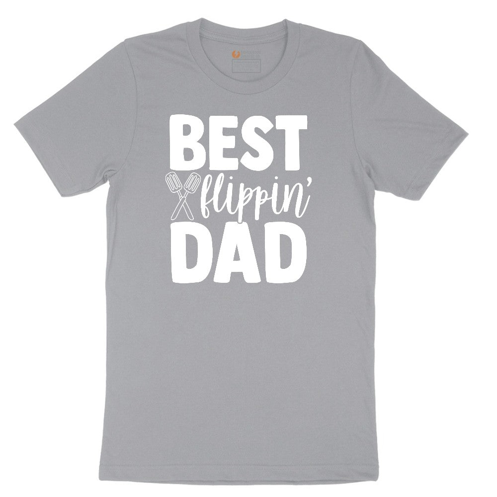 Best Flipping Dad Short Sleeve Tee - Athletic Heather Grey