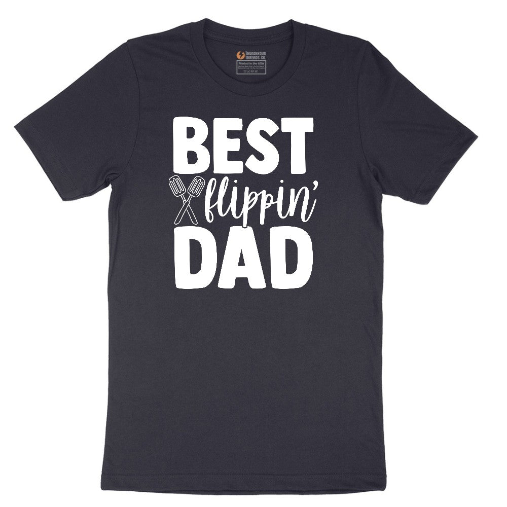 Best Flipping Dad Short Sleeve Tee - Deep Navy