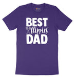 Best Flipping Dad Short Sleeve Tee - Team Purple