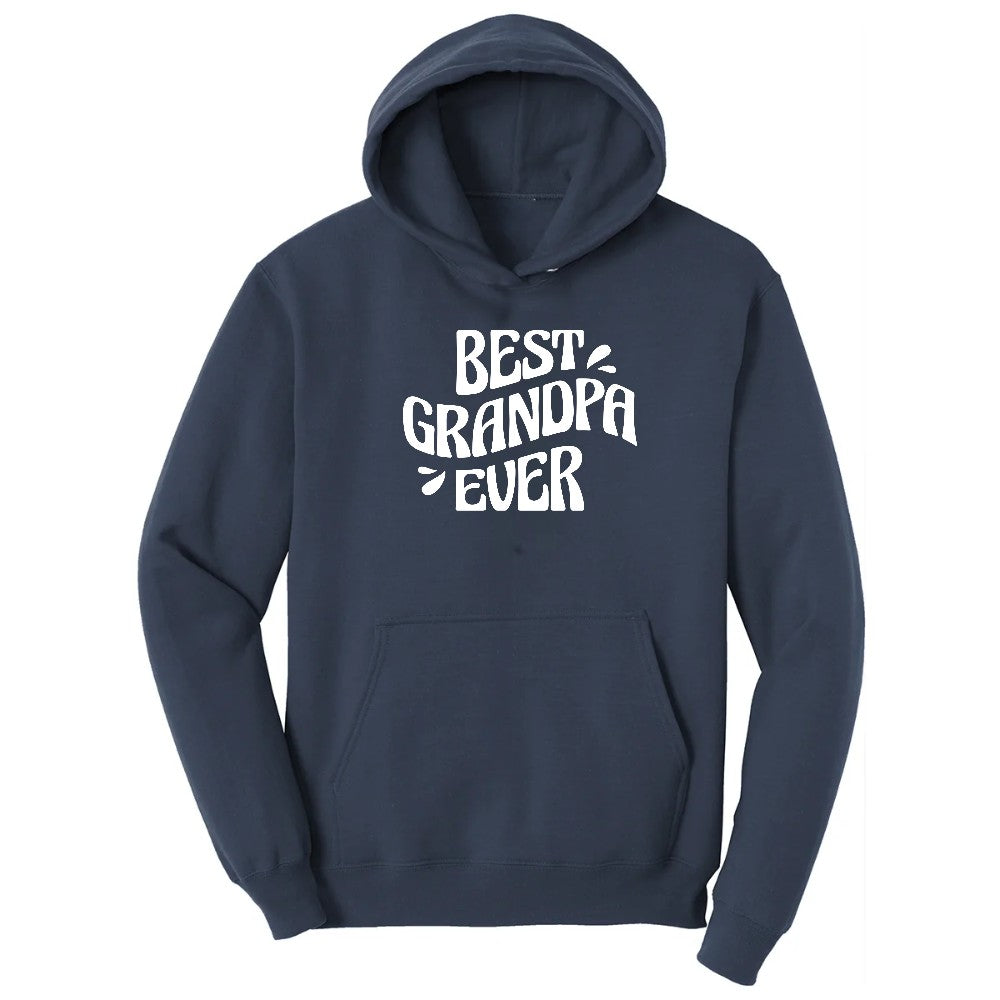 Best Grandpa Ever Hoodie - Navy