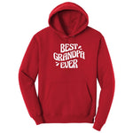 Best Grandpa Ever Hoodie - Red