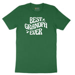 Best Grandpa Ever Short Sleeve Tee - Athletic Kelly