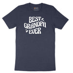 Best Grandpa Ever Short Sleeve Tee - Heather Navy
