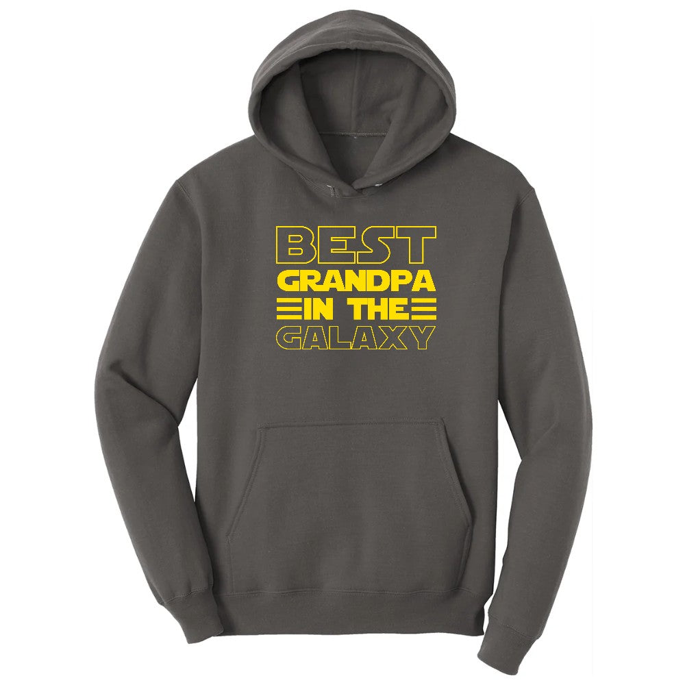 Best Grandpa in the Galaxy Hoodie - Charcoal