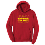 Best Grandpa in the Galaxy Hoodie - Red