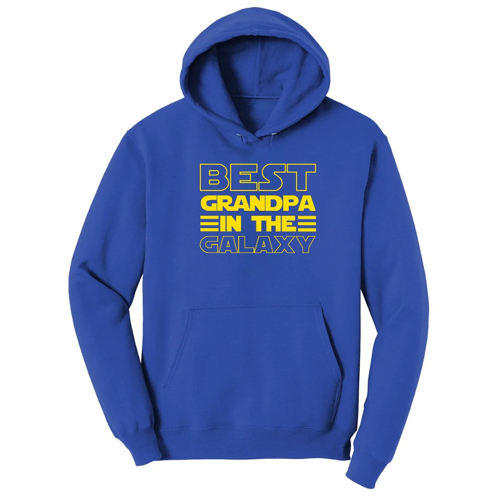 Best Grandpa in the Galaxy Hoodie - True Royal