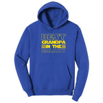 Best Grandpa in the Galaxy Hoodie - True Royal