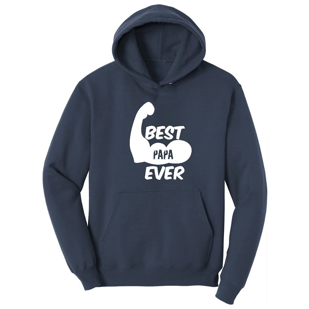 Best Papa Ever Version 1 Hoodie - Navy