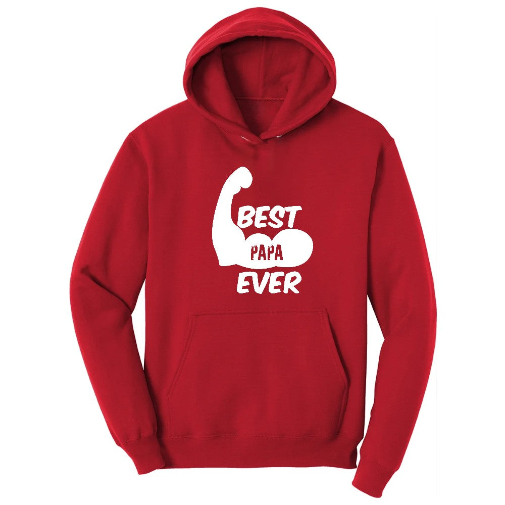 Best Papa Ever Version 1 Hoodie - Red